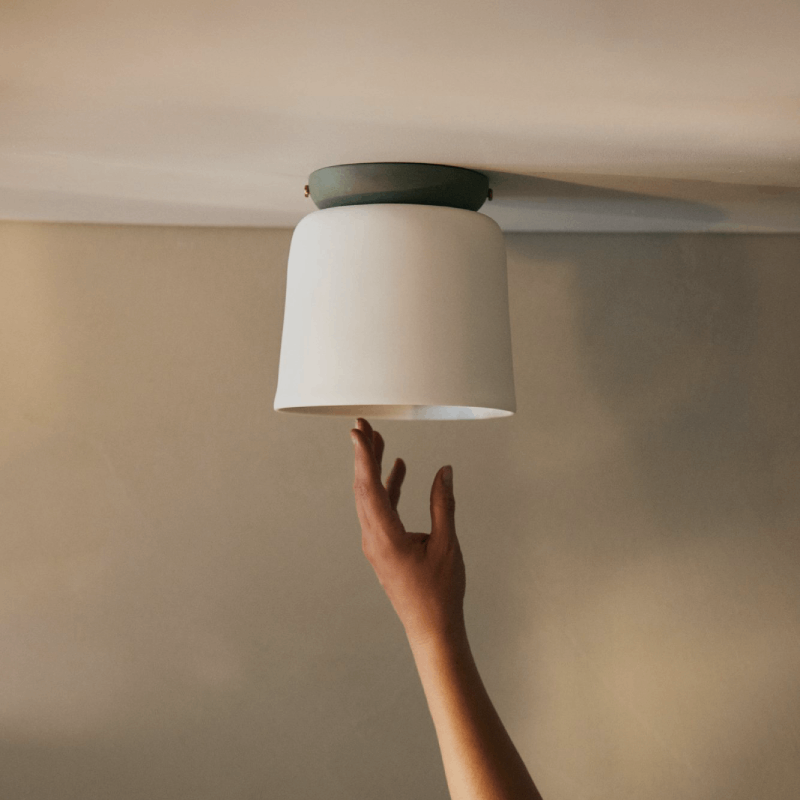 Handmade Porcelain Dawn Ceiling Light Lighting Collective