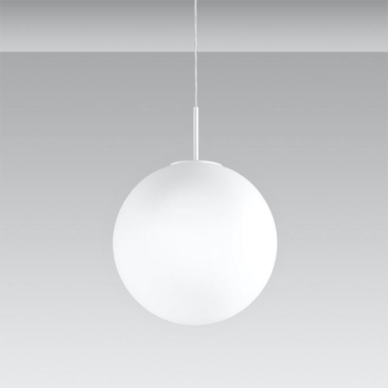 Frosted ball pendant light deals