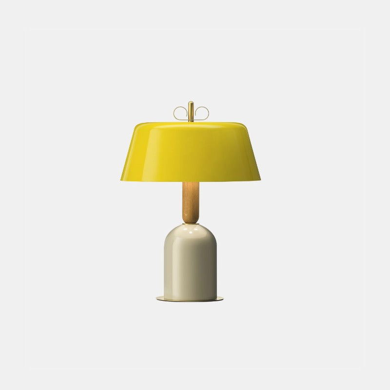 Yellow and grey store table lamp