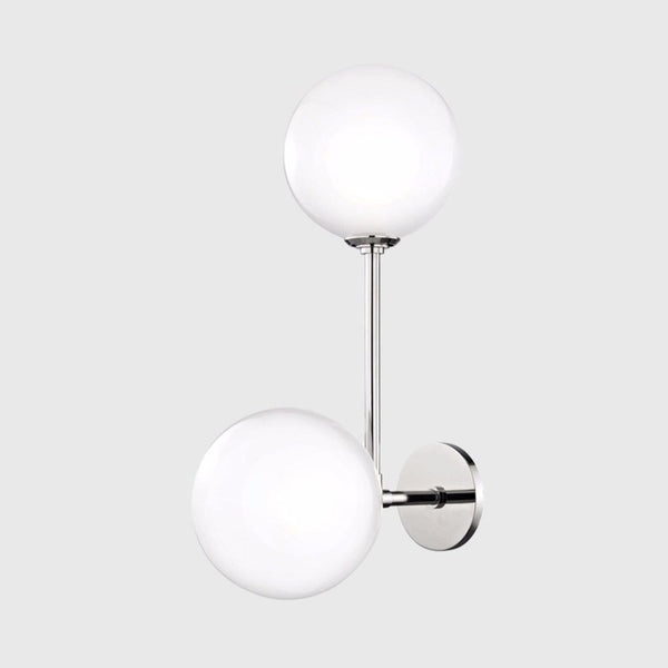 Timeless Double Orb Wall Light