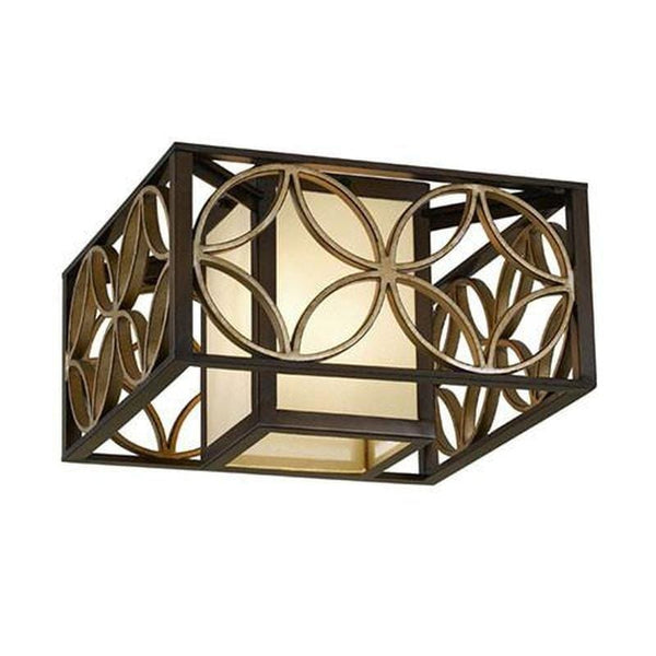 Decorative Bronze and Gold Ceiling Light