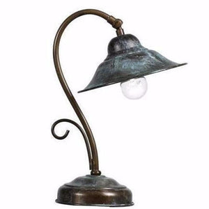 Traditional Italian Brass Table Lamp-Lamps-FAVEL (Lightco)-Lighting Collective