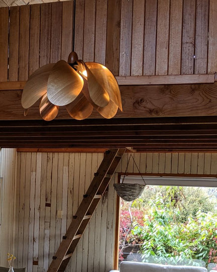 Timber Hardwood Pendant Made in Tasmania