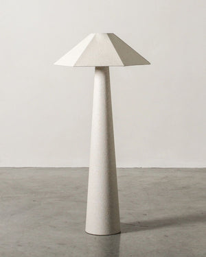 Geometric Boucle Floor Lamp