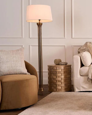 1920's New York Brass Floor Lamp