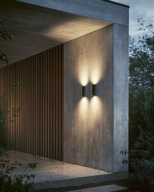 Tall German Cylindrical Wall Light