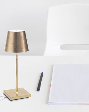 Portable Metallic Table Lamp