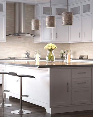 Old Silver Confetti Pendant | Assorted Sizes