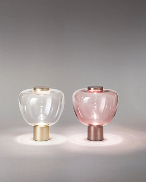 Mouth-Blown Glass Table Lamp