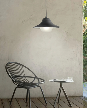 Scandinavian Exterior Shade Pendant Light