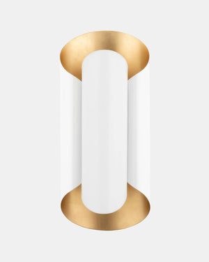 Curved Metal Up Down Wall Light