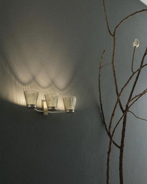 Contemporary Crystal Glass Wall Light