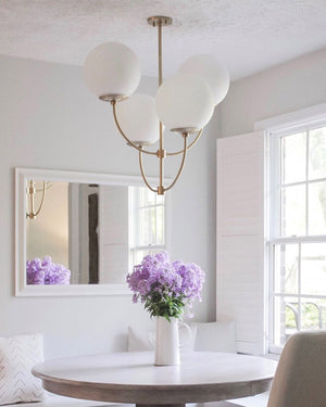Four Orb Chandelier