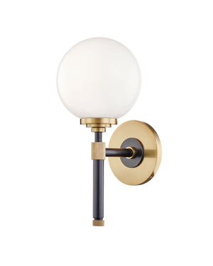 Contemporary Glass Orb Wall Light | Various Finishes