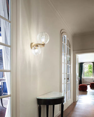 Italian Hand Blown Ring Wall Light