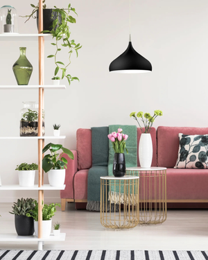 Modern Aluminum Domed Pendant Light