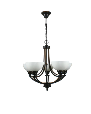 Bronze Manhattan Style Opal Chain Pendant