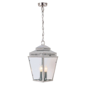 Exterior Lacquered Brass Lantern Pendant