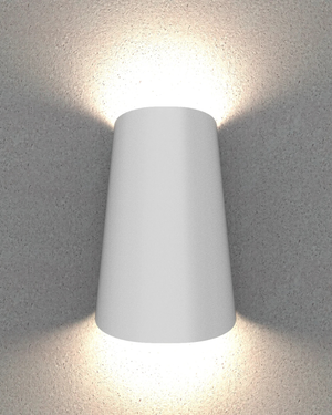 Contemporary Conical Up Down Wall Light