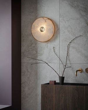 Elegant Alabaster Wall Light