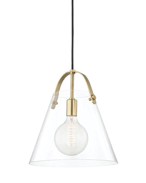 Modern Minimalist Conical Glass Pendant