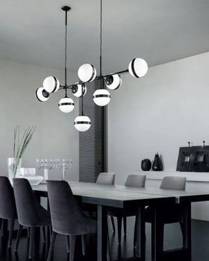 Contemporary Handblown Glass Pendant Light