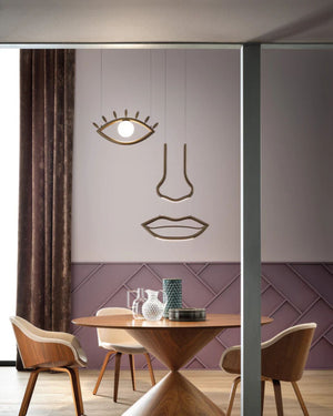 Art Series Face Pendants