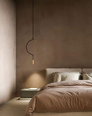 Contemporary Sculptural Single Pendant Light