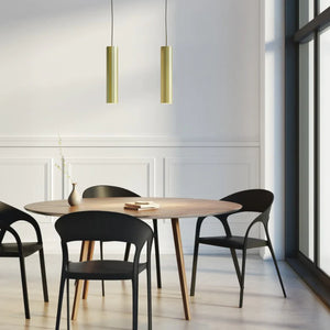 Sleek Cylindrical Aluminum Pendant