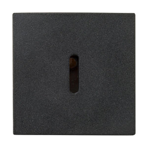 Squared Aluminium Recessed Step Light