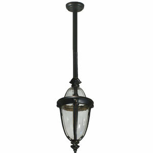 Antique Bronze Rod Exterior Pendant Traditional Style