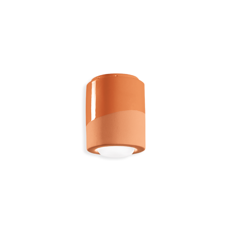 Two Tone Ceramic Flush Mount Ceiling Light Lighting Collective