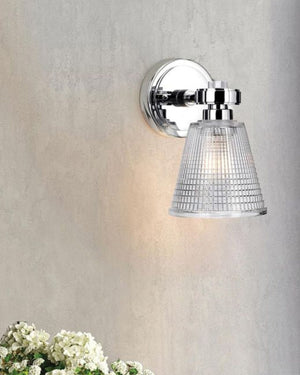 Prismatic Glass Wall Light | Assorted Finishes