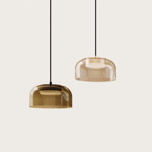 Rounded Glass Pendant Light