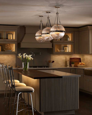 Suspended Sphere Silhouette Pendant | Assorted Finishes