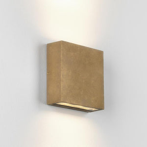 Brass Minimal Square Wall Light