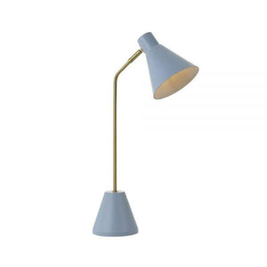 Scandinavian Pastel & Brass Table Lamp | SALE