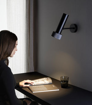 Adjustable Matte Black Aluminium Spotlight-Lighting Collective