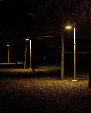 Adjustable Scandinavian LED Lamp Post | Various Finishes