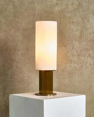 Alabaster & Iron Table Lamp | Lighting Collective 
