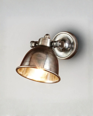 Antiqued Dome Shade Wall Light | SALE
