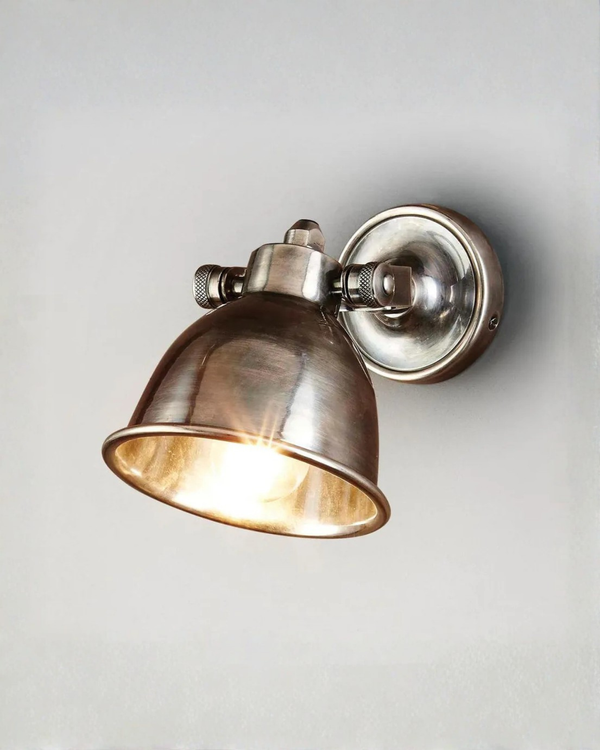 Antiqued Dome Shade Wall Light | SALE
