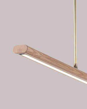 Australian Slimline Timber Linear Pendant | Lighting Collective