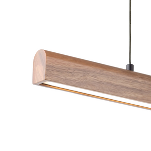 Australian Curved Timber Linear Pendant