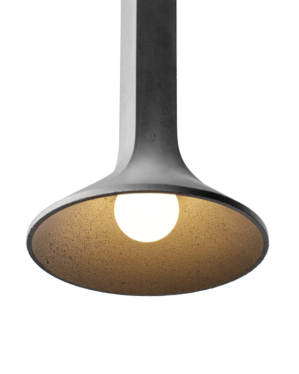 Modern Brutalist Concrete Pendant