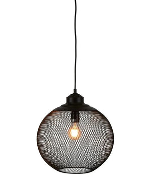 Black Metal Mesh Pendant Lighting Collective 