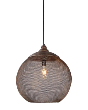 Brown Rustic Pendant Light Large