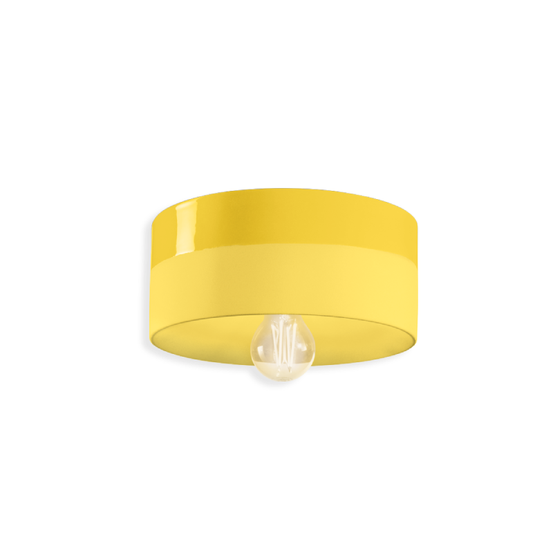 Two Tone Ceramic Cylindrical Ceiling Light Lighting Collective