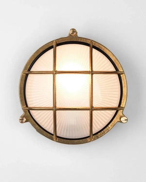 Caged Brass Wall Light | Lighting Collective