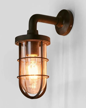 Caged Matte Black Wall Sconce | Lighting Collective